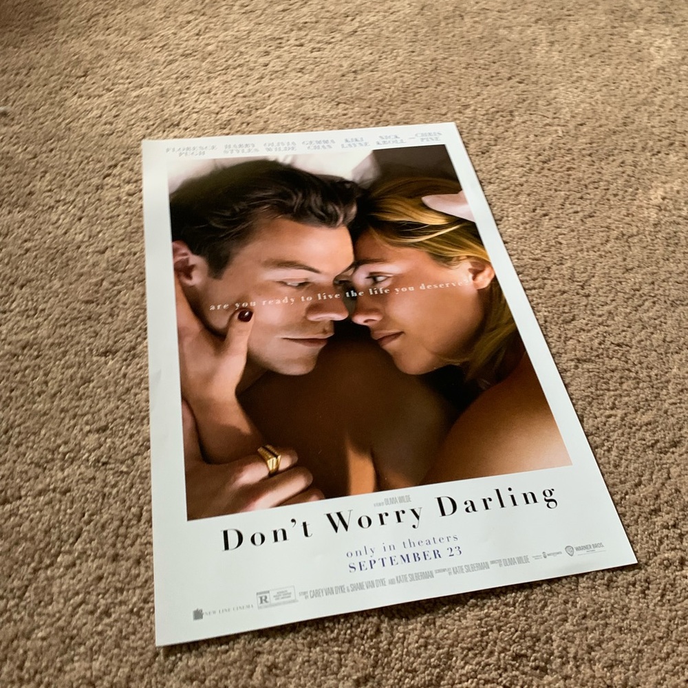 Don’t Worry Darling Movie Poster!!